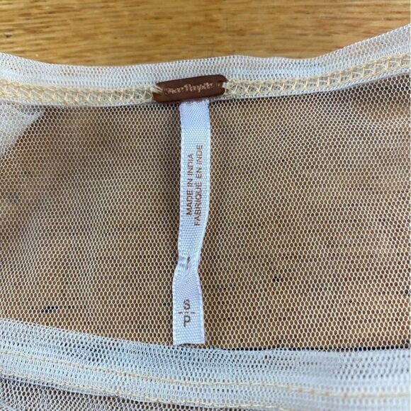 Free People Womens High Tides Knit Blouse, Off-White Size SP - Picture 6 of 10